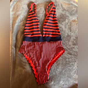 Aerie low cut one piece swimsuit